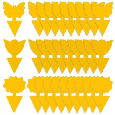 Immagine di GeekerChip 30 Pezzi Trappola per Mosche,Giallo Trappole Appiccicose,Plug in Mosche Piastre Insetti Moscerini, Afidi,Mosche Minatori e Bianche