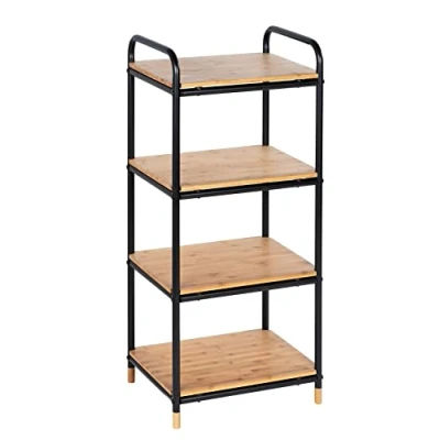 Immagine di Wenko scaffale Loft con 4 Ripiani per Il Bagno, la casa Marrone