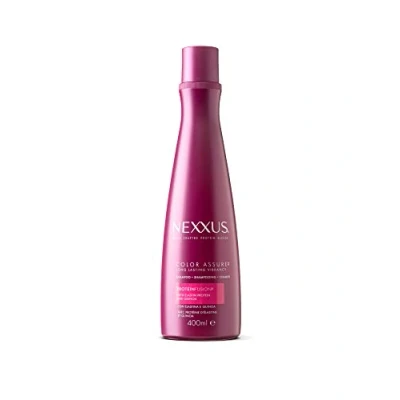 Immagine di Nexxus, Shampoo Color Assure, Professionale per Capelli Colorati, Formula a Base di Elastina e Quinoa, Nutriti Lucenti Colore Vibrante Più Lungo, 400 ml