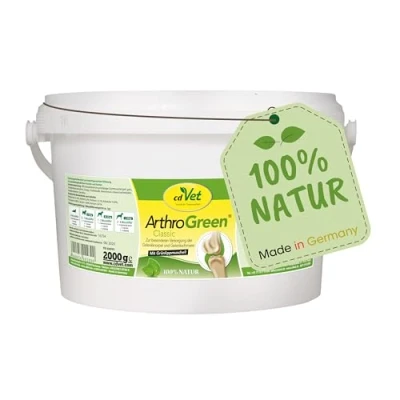 Immagine di cdVet Natural Products ArthroGreen Classic 2kg for Optimal Function of The Joints And musculoskeletal System Supply Vitamins Joy Movement strengthening