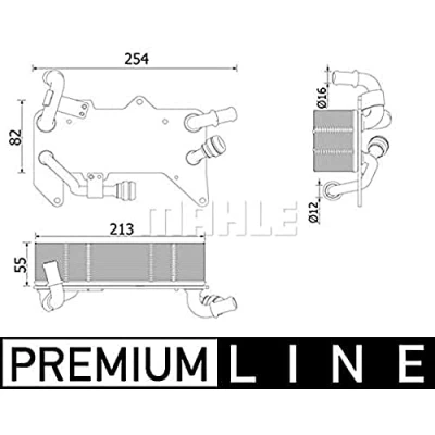 Immagine di MAHLE ORIGINAL CLC 139 000P Radiatore olio, Cambio automatico AUDI: A6 C7 Avant