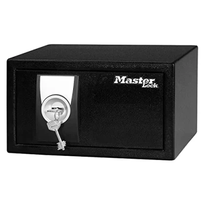 Immagine di Master Lock Cassaforte a Mobile/Muro [Chiave] [Piccolo] X031ML, Nero
