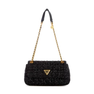 Immagine di Guess Giully Convertible Xbody FLAP Borsa a mano, Donna, Taglia: One Size, Black
