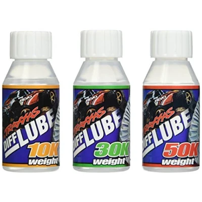 Immagine di Traxxas 5136X Kit olio differenziale (1 ciascuno: 10K, 30K, 50K pesi)