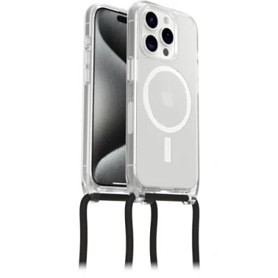 Immagine di Otterbox React Necklace Catenella per smartphone Apple iPhone 15 Pro Trasparente Compatibile con MagSafe
