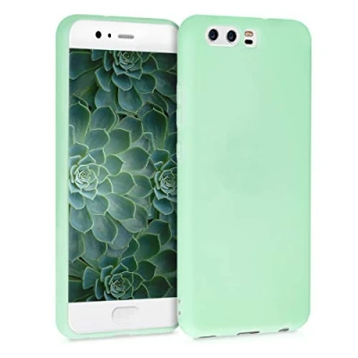 Immagine di kwmobile Custodia Compatibile con Huawei P10 Cover Back Case per Smartphone in Silicone TPU Protezione Gommata menta matt