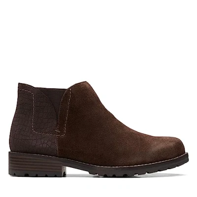 Immagine di Clarks Clarkwell Demi, Scarpe Chukka Donna, Marrone Scuro Combi, 40 EU
