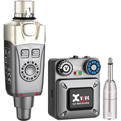 Immagine di Xvive U4 In Ear Monitor wireless Sistema IEM professionale per studio, performance dal vivo, prove di gruppo (un trasmettitore e un ricevitore)