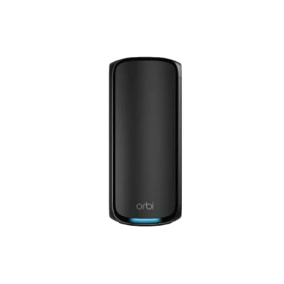 Immagine di Netgear Satellite aggiuntivo Orbi Mesh WiFi 7 quad band serie 970 (RBE960), Compatibile con RBE972S e RBE973S, aumenta la copertura fino a 220 m², BE27000 802.11be (fino 27 Gbps)