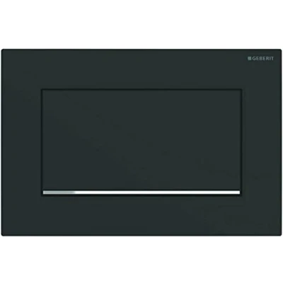 Immagine di Geberit 115893141 Placca di Comando, Nero Opaco/Cromo