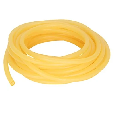 Immagine di stonylab Tubi in Gomma, Ambra di Lattice puro Rubber Tubing 7/16&#039;&#039; (12mm) OD 5/16&#039;&#039; (8mm) ID Altamente Elastici per Uso Laboratorio, Adatto a Tutti i Bicchieri StonyLab, 10 Meter