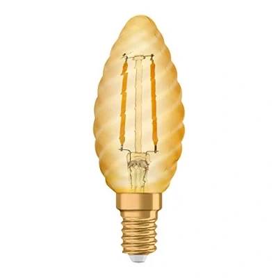 Immagine di OSRAM Candela Lampadina LED, 1.5 W Equivalenti 12 W, Attacco E14, Luce Calda 2400K, Confezione da 1 Pezzo