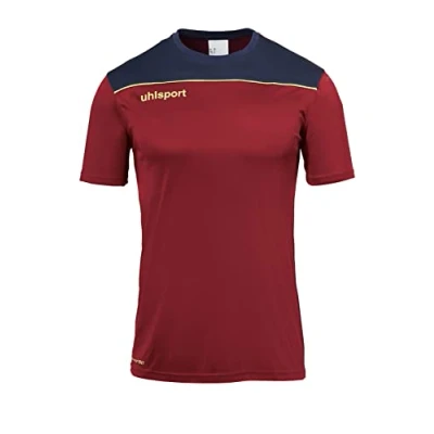 Immagine di uhlsport Offense 23 Poly Shirt T, Jaune/Bleu Marine/Bleu Azurb, 164 Uomo