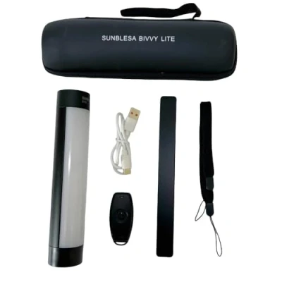 Immagine di Lanterna da campeggio ricaricabile a LED magnetica impermeabile con pesca alla carpa Bivvy Light Lite Lampada 2600 mAh Powerbank Attrezzatura per escursionismo all&#039;aperto