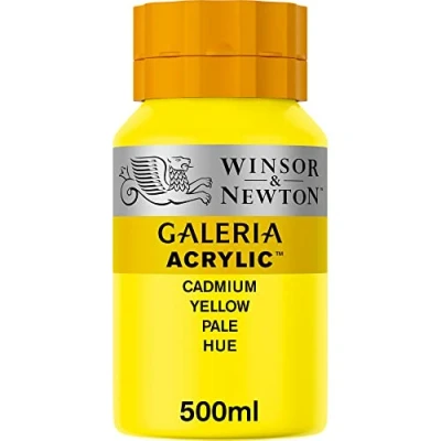 Immagine di Winsor &amp; Newton Galeria Colore Acrilico 500ml Giallo Di Cadmio Chiaro Imitazione