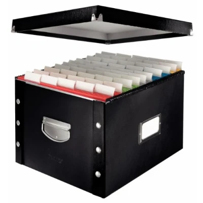 Immagine di Leitz Contenitore per cartelle sospese Esselte 6046 00 95 Nero 1 pz.