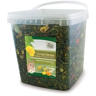 Immagine di JR FARM Grainless Herbs Coniglio nano, secchio da 5 l = 1 kg
