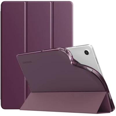 Immagine di TiMOVO Custodia Compatibile con Samsung Galaxy Tab A9+/A9 Plus 11&quot; 2023 SM X210/X216/X218, Cover Posteriore Sottile e Morbido in TPU Traslucido Smerigliato, Viola Scuro