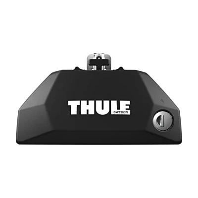 Immagine di Thule Evo Flush Rail Piede per Veicoli Confezione da 4 Nero Black One Size