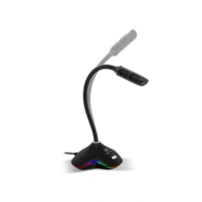 Immagine di Spirit Of Gamer EKO 300 Microfono da Gaming e Live Streaming Retroilluminazione a LED RGB 15 modalità + Flessibile Suono di Alta qualità con Filtro Riduzione del Rumore Base Antiscivolo