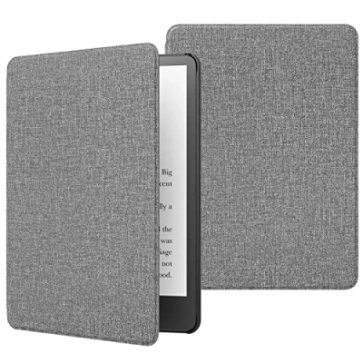 Immagine di MoKo Custodia Compatibile con Kindle Paperwhite 11ª Generazione 2021 e 2022, Schermo da 6,8&quot;, Protettiva Ultra Sottile Leggera per Lettore Ebook, Grigio