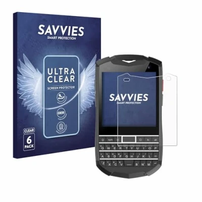 Immagine di savvies (6 Pezzi Pellicola Protettiva per Unihertz Titan Pocket Protezione Schermo Trasparente
