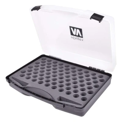 Immagine di Vallejo Model Color Custodia per Trasporto con 72 Spazi Bottiglie da 17 ml, Trasparente