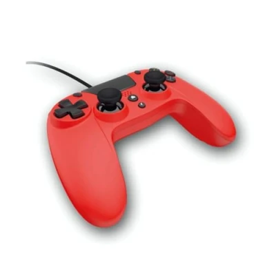 Immagine di Gioteck VX4PS4 43 MU Controller VX4 Rosso Cablato per PS4 e PC Gamepad, Joystick Design Ergonomico, Playstation Layout con Porta audio/Jack 3.5 mm
