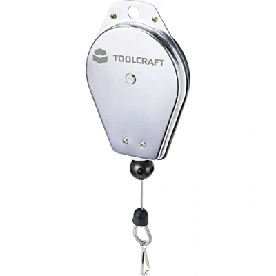 Immagine di TOOLCRAFT TO 7310169 Cavo a molla, estensione della fune fino 2 m. Capacità di carico (max) 3 kg