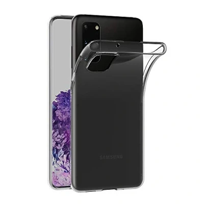 Immagine di AICEK Cover Compatible Samsung Galaxy S20, S20 Silicone Case Molle di TPU Trasparente Sottile Custodia per (6.2 Pollici)