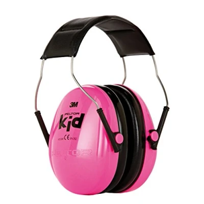 Immagine di 3M Cuffie Auricolari Peltor Kid H510Ak, Protezione Acustica per Bambini, Paraorecchie, Rosa, Misura Regolabile, Contro Livelli di Rumore 87 98 Db, Snr: 27Db, Scuola, Concerti, Festival