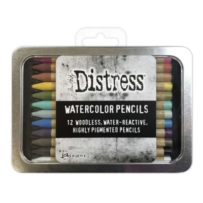 Immagine di Ranger Industries Tim Holtz Distress Matite per acquerelli, 1 confezione da 12