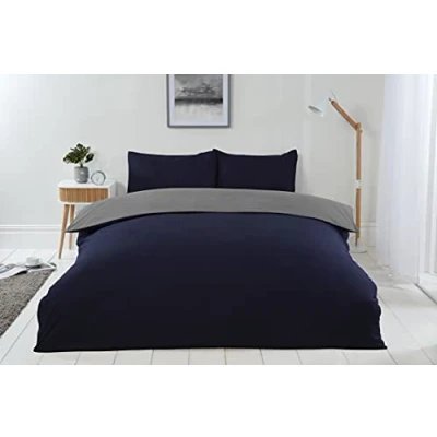 Immagine di Emma Barclay Lyla Set copripiumino reversibile, per letto king size, colore: rosa/grigio