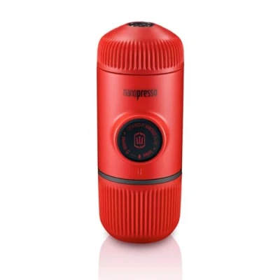 Immagine di WACACO Nanopresso Macchina Caffe Portatile, Mini Espresso Portatile Senza Custodia Protettiva, Versione di Aggiornamento per Minipresso, Operazione Manuale, da Viaggi, Rosso