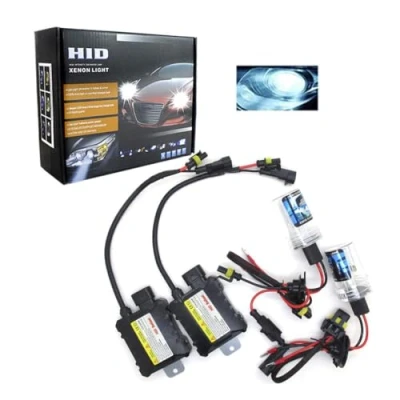 Immagine di Boomboost Kit Xenon HID 55W 8000K H4 Ballast Lampadina Lampada Faro 12V