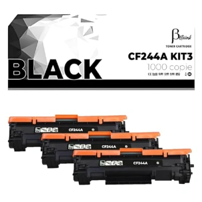 Immagine di Betaink 3 Toner Compatibili per HP 44A CF244A stampante LaserJet Pro M15 M15a M15w M16 M16a M16w M17 M17a M17w MFP M28 M28a M28w M29 M29a M29w
