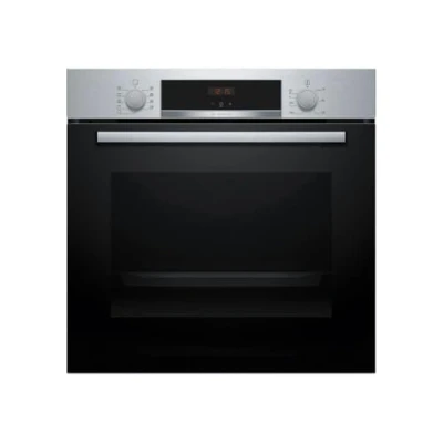 Immagine di Bosch HBA534BS3F, Forno da incasso, EcoClean: pulizia della parete posteriore senza alcun detergente, Display LED Rosso,Inox, 60 x cm