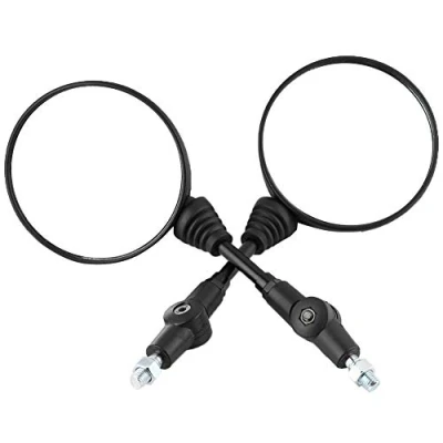 Immagine di Specchietto Moto Pieghevole Retrovisore Laterale Moto, 2 Pezzi/Set 10mm Modificato Specchietti Laterali Per Adatto