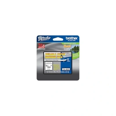 Immagine di Brother TZe N201 Nastro non laminato Colore Nastro: Bianco carattere: Nero 3.5 mm 8 m