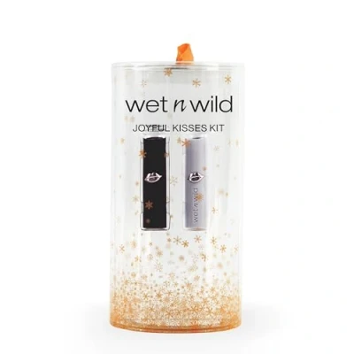 Immagine di Wet n Wild Joyful Kisses Kit, Set Regalo di Rossetti con un Rossetto Opaco e Lucido, Formula Nutriente, Infuso Vitamina Microsfere, Lunga Durata Costruibile