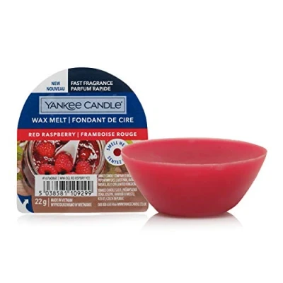 Immagine di Yankee Candle cialde di cera profumate Wax Melt Lampone rosso Durata della fragranza: fino a 8 ore 1 pezzo