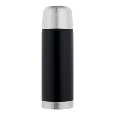 Immagine di GRÄWE thermos, borraccia in acciaio inox, 350 ml, da viaggio, con bicchiere, a prova di perdite, lavabile lavastoviglie, colore: argento