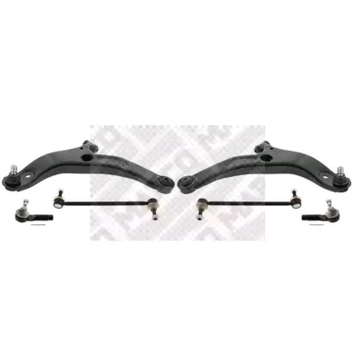 Immagine di MAPCO 53515 Kit braccio oscillante, Sospensione ruota Assale anteriore Sx, Dx, inferiore con barra d&#039;accoppiamento