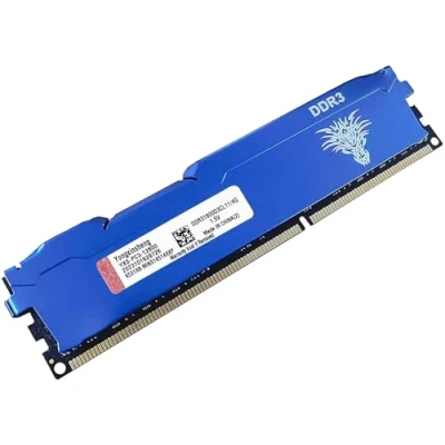 Immagine di DDR3 4GB Desktop Ram 1600MHz PC3 12800 Dimm Non ecc Unbuffered 1.5V 2Rx8 Dual Rank 240 Pin CL11 PC Computer Memory Udimm Componenti Memoria Upgrade Module Kit (Blu)