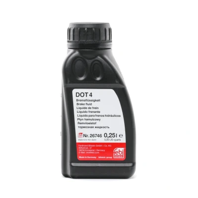 Immagine di FEBI BILSTEIN DOT 4 26746 Olio Freni 0,25 250 FIAT: Punto Evo Hatchback, Panda I Tipo Sedan, BMW: 5 Touring, 3 Sedan