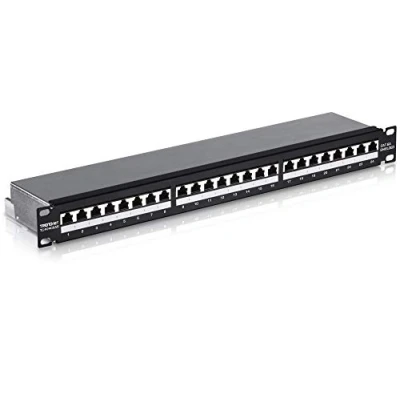 Immagine di Trendnet porta p24 C6as 24 TC Patch Panel Cat6 a schermato