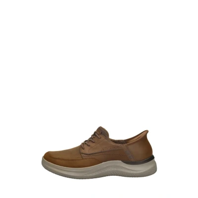 Immagine di Skechers Slip in a Mani libere Hasting, Scarpe da Ginnastica Uomo, Pelle Sintetica Marrone Scuro, 40 EU