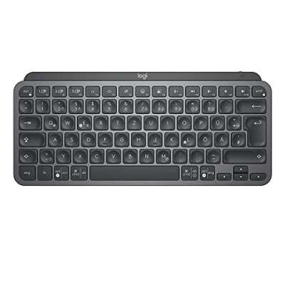 Immagine di Logitech MX Keys Mini Tastiera illuminata wireless minimalista Grafite, Layout Qwertz Tedesco