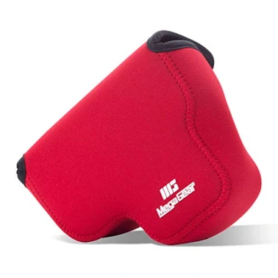 Immagine di MegaGear Custodia in Neoprene compatibile con Nikon Z5 Rosso