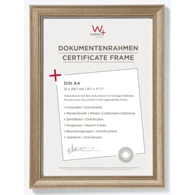 Immagine di walther design Cornice acciaio 21 x 29,7 cm (DIN A4) lounge JA130D